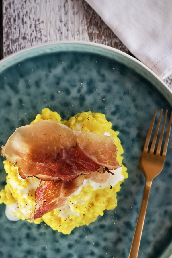 RISOTTO ALLE MELE E CURCUMA CON SPECK E FONDUTA ...